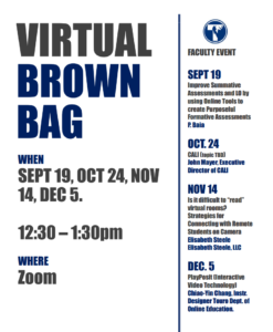 NOV 14  Is it difficult to “read” virtual rooms? Strategies for Connecting with Remote Students on Camera Elisabeth Steele Elisabeth Steele, LLC